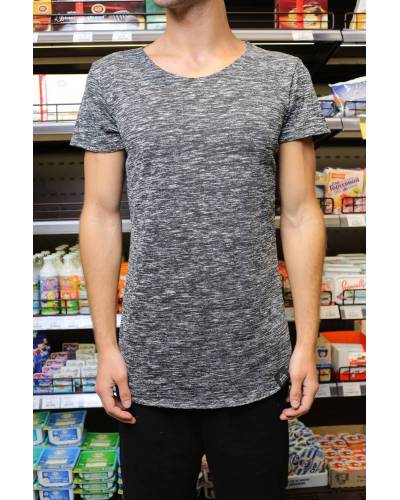 Футболка мужская темный меланж