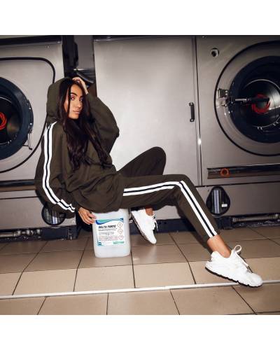 Худи женское Sport с лампасами хаки