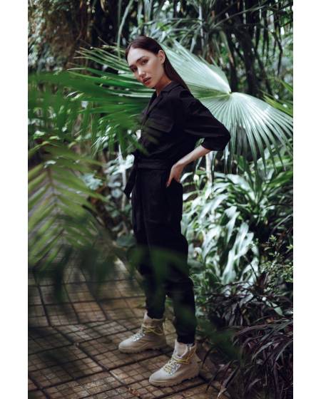 Jumpsuit WORKWEAR STYLE Midnight black