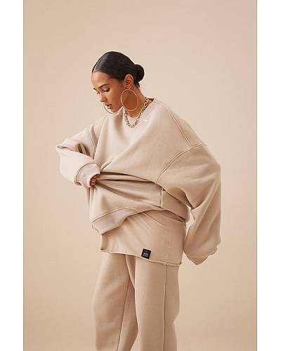 GROUNDED sweatshirt set Tapioca | women