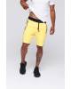 Шорты мужские с лампасами желтые