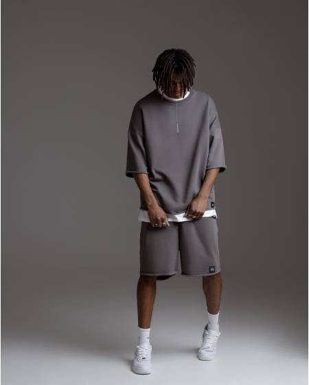 Oversize shorts GENESIS lava gray