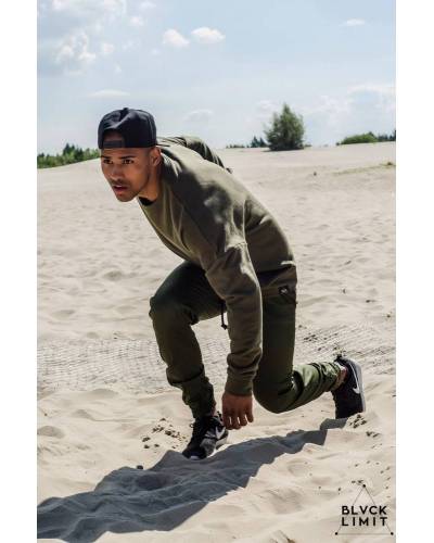 Світшот чоловічий oversize хакі