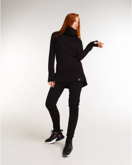 Collar female on fleece black