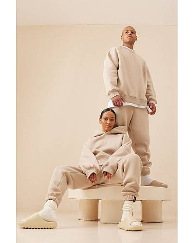 GROUNDED hoodie set Tapioca | men