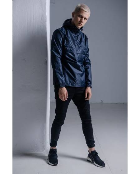 Анорак мужской Street Style темно-синий