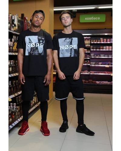 Футболка мужская с принтом Balacklava черная