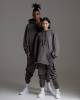 Unisex hoodie oversize GENESIS lava gray