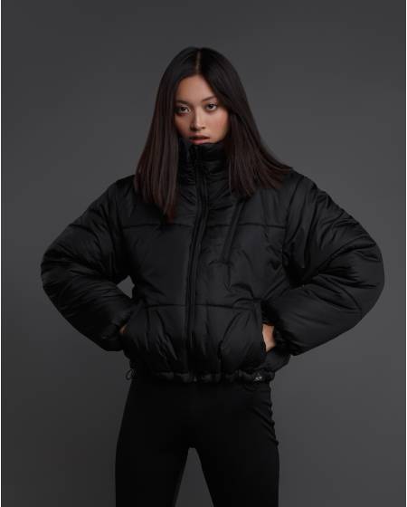 Куртка женская PUFFER черная