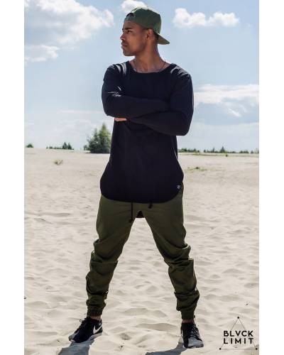 Лонгслив мужской черный