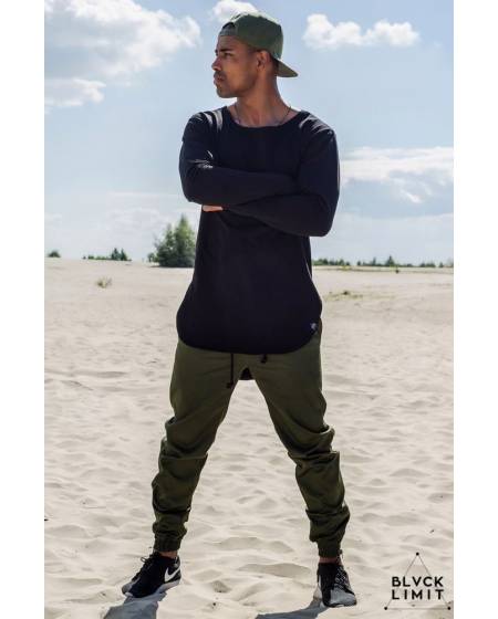 Лонгслив чоловічий чорний