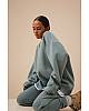 GROUNDED sweatshirt set Pacific | women