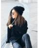Шапка женская вязаная женская черная