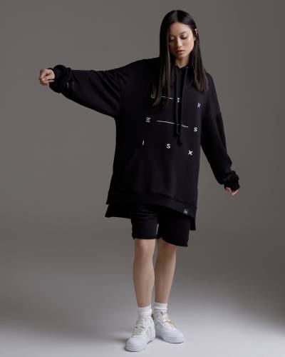 Шорти унісекс oversize GENESIS black