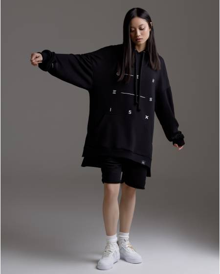 Шорти унісекс oversize GENESIS black