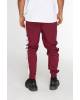 Pants men's gohery with lampasi Burgundy