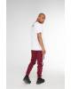 Pants men's gohery with lampasi Burgundy