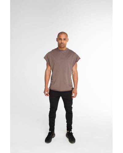 Безрукавка мужская коттон коричневая