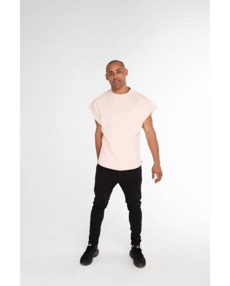 Безрукавка чоловіча котон рожева