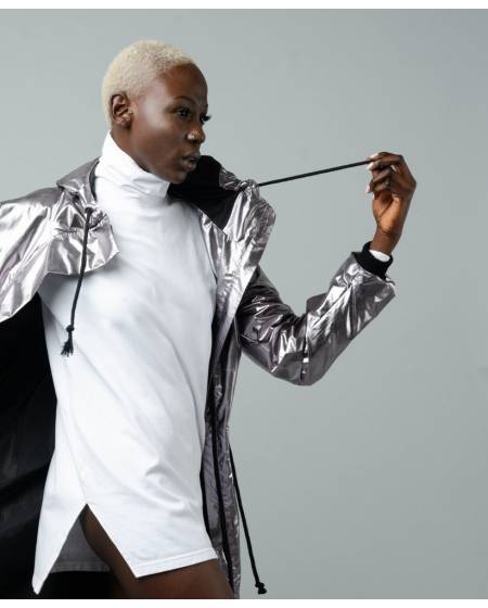 Гольф женский трикотажный белый