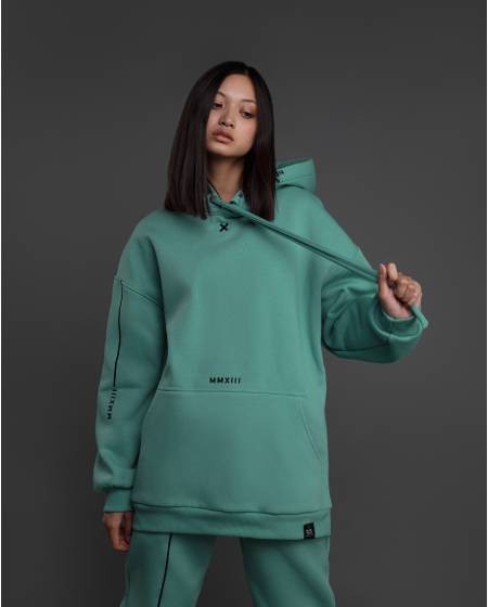 SYMBIOSIS Women's warm hoody mint