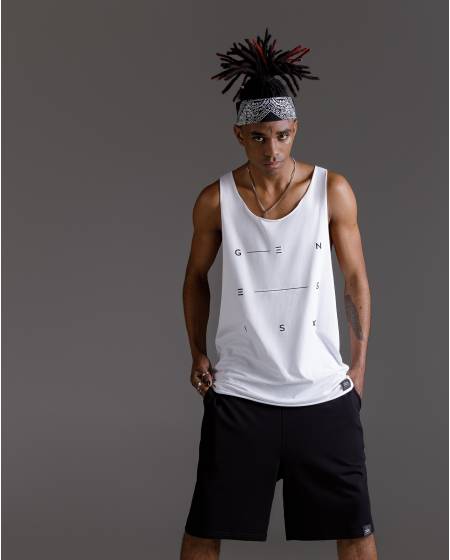 Майка принт genesis біла