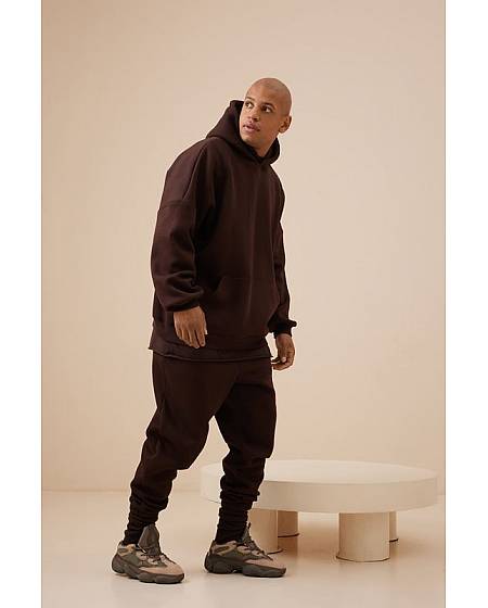 Fleece set hoodie & joggers for men, color cloud - 16568 from BLVCK LIMIT  with donate to u24