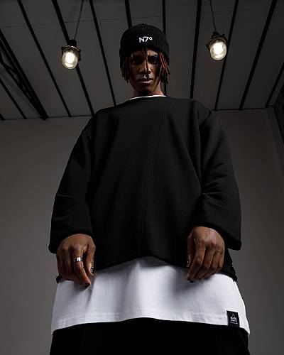 Шапка черная мужская №7