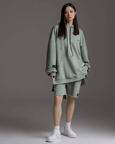 Шорты унисекс oversize GENESIS eucalyptus