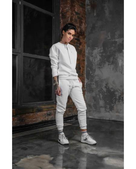 Pants women's white fleece jacket SHTTJ-03