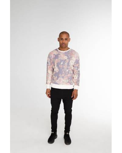 men's sweatshirt with floral print
