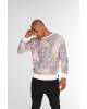 men's sweatshirt with floral print