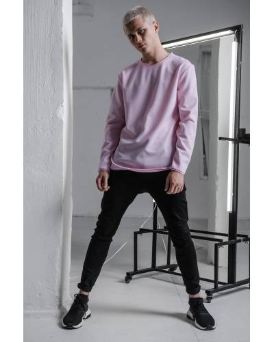 Свитшот мужской структурированный розовый