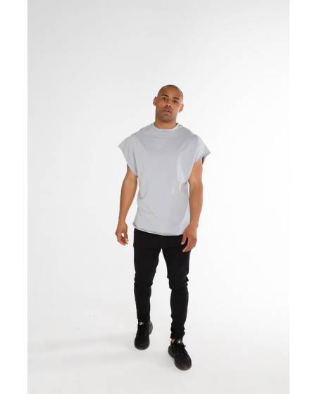 Безрукавка чоловіча котон сіра