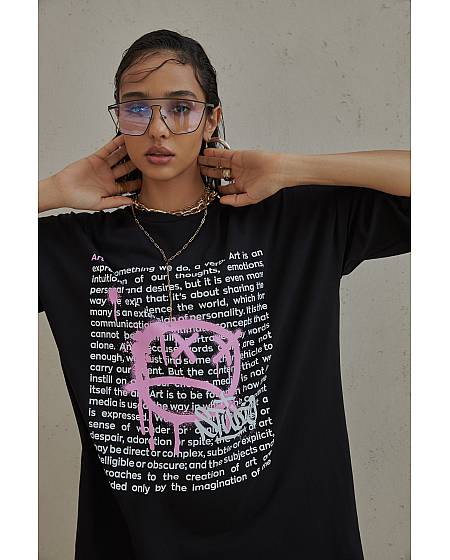 Women's T-shirt GRAFFITY black