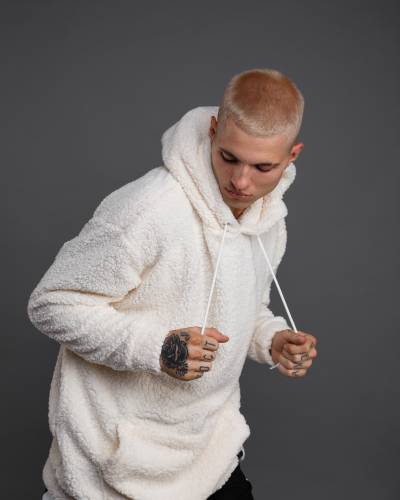 Худи мужское барашек молочный