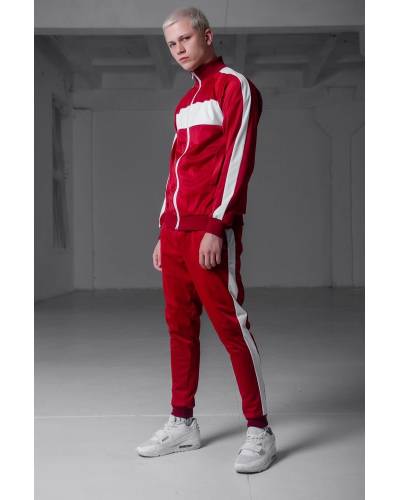 Мастерка мужская спортивная бордовая