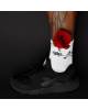 Men's print Rose socks white