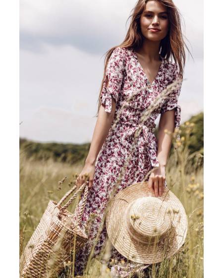 Sundress flowers print - white