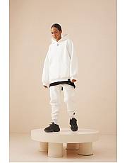 Сет с худи GROUNDED White женский