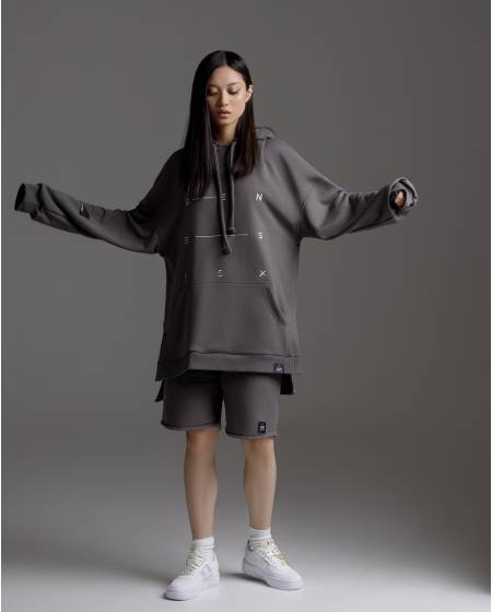 Шорти унісекс oversize GENESIS lava grey