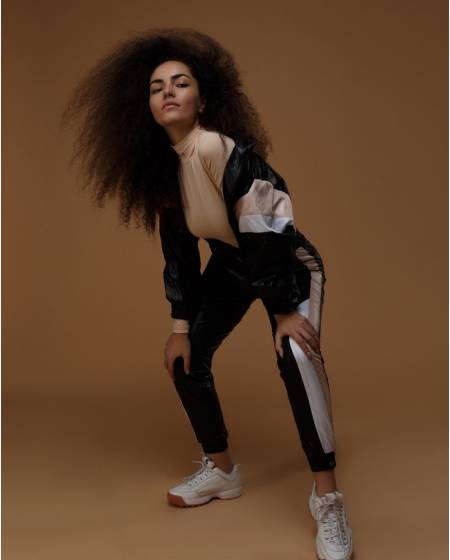 Штаны LACQUER SET Volcanic Sand чорные