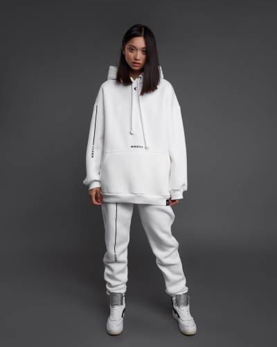 Pants warm SYMBIOSIS women white