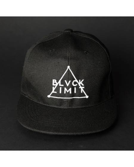 Снепбек жіночий з білою вишивкою ЛОГОТИП чорний