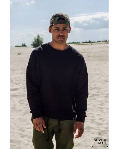 Свитшот мужской oversize черный
