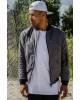 Bomber jacket men's Street gray