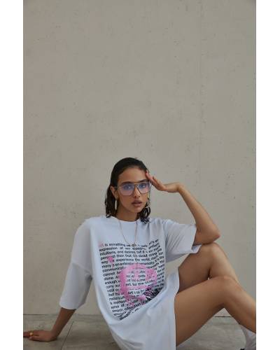 Women's T-shirt GRAFFITY white