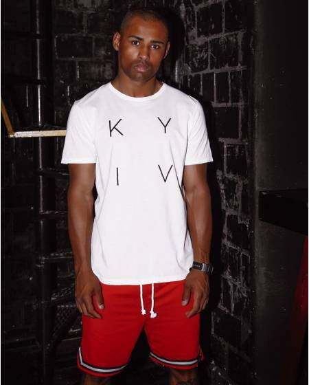 T-shirt mens printed white KYIV