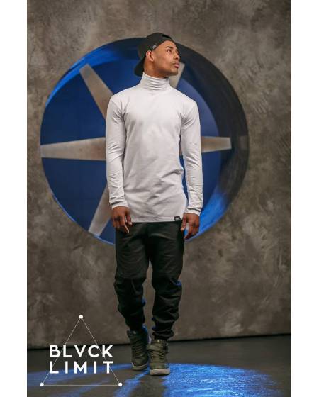 Гольф мужской трикотажный белый