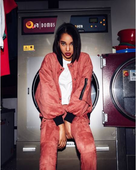 Leggings women's ecosans dark pink